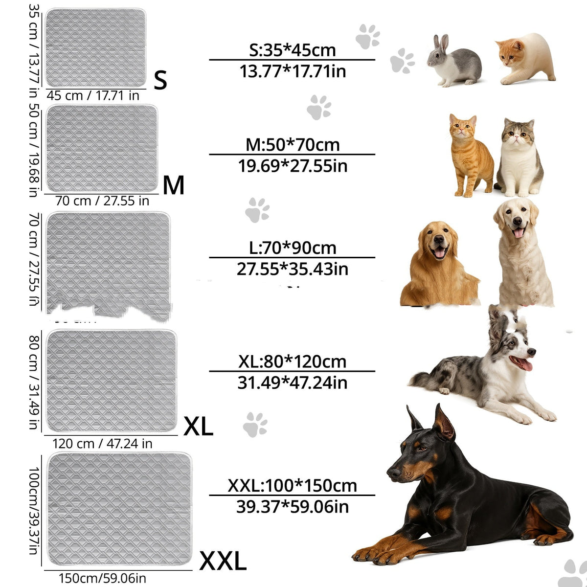 Super Large Pet Cooling Ice Pad Cooling Pets Fashion