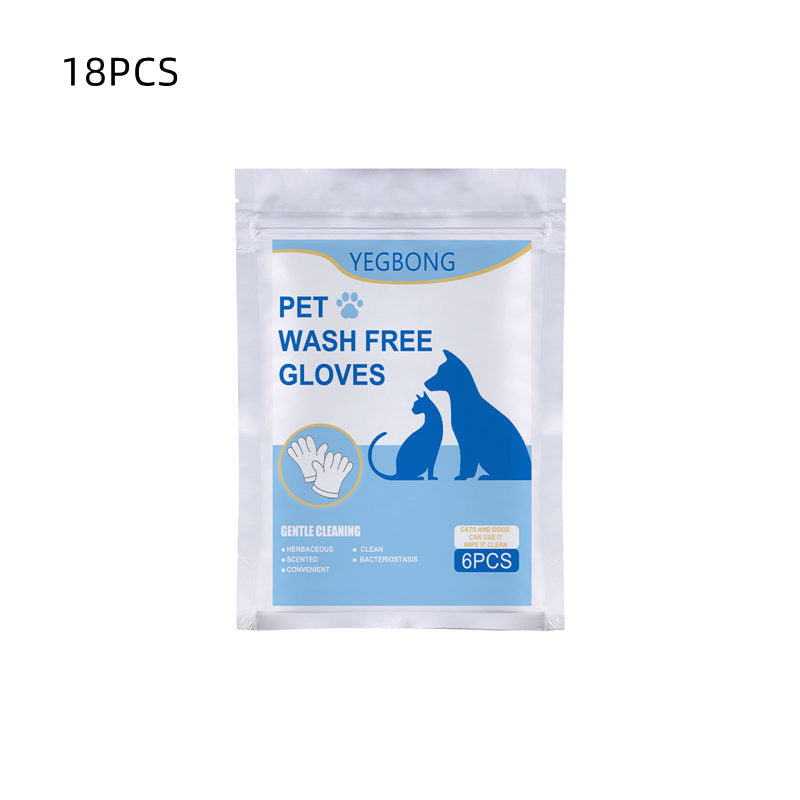 No-bath And Cat-free Non-woven Gloves Pets Fashion