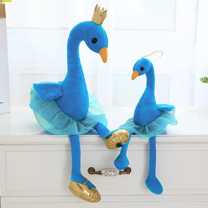 Cute Crown Ballerina Flamingo Swan Plush Toy