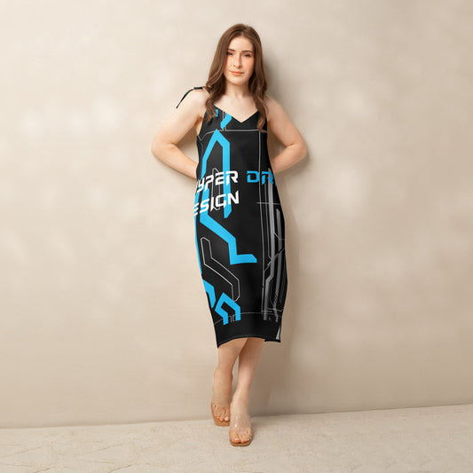 Tie-strap midi Hyper dress
