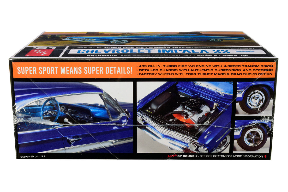 Skill 2 Model Kit 1961 Chevrolet Impala SS 1/25 Scale Model by AMT LuxuryLifeWay Online Store