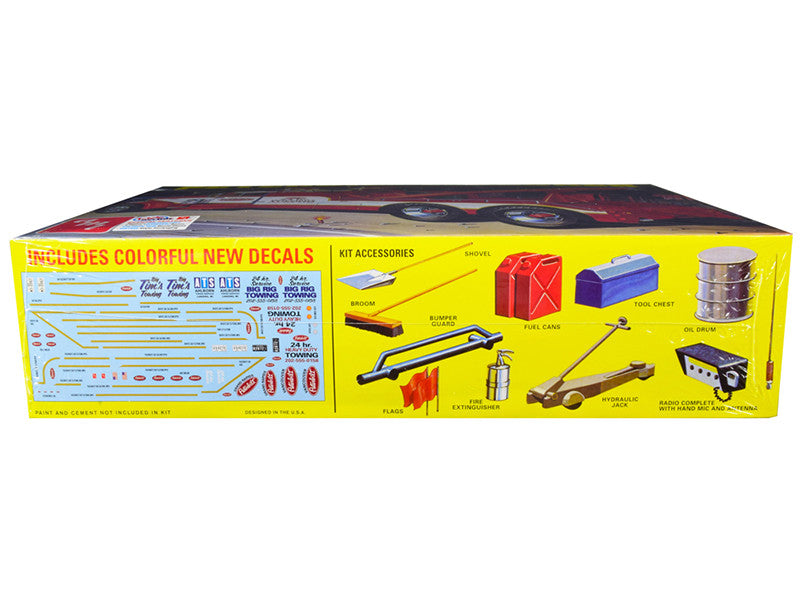 Skill 3 Model Kit Peterbilt Wrecker Tow Truck 1/25 Scale Model by AMT LuxuryLifeWay Online Store