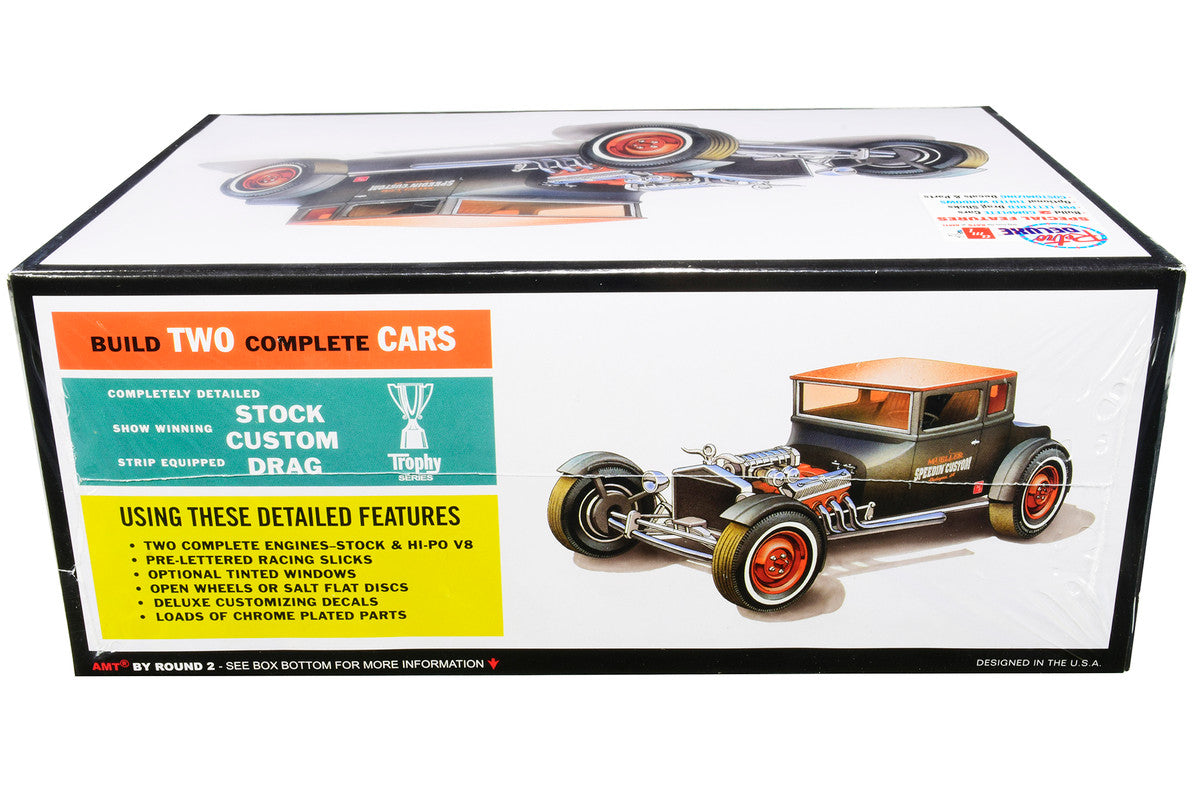 Skill 2 Model Kit 1925 Ford Model T "Chopped" Set of 2 pieces 1/25 Scale Model by AMT LuxuryLifeWay Online Store