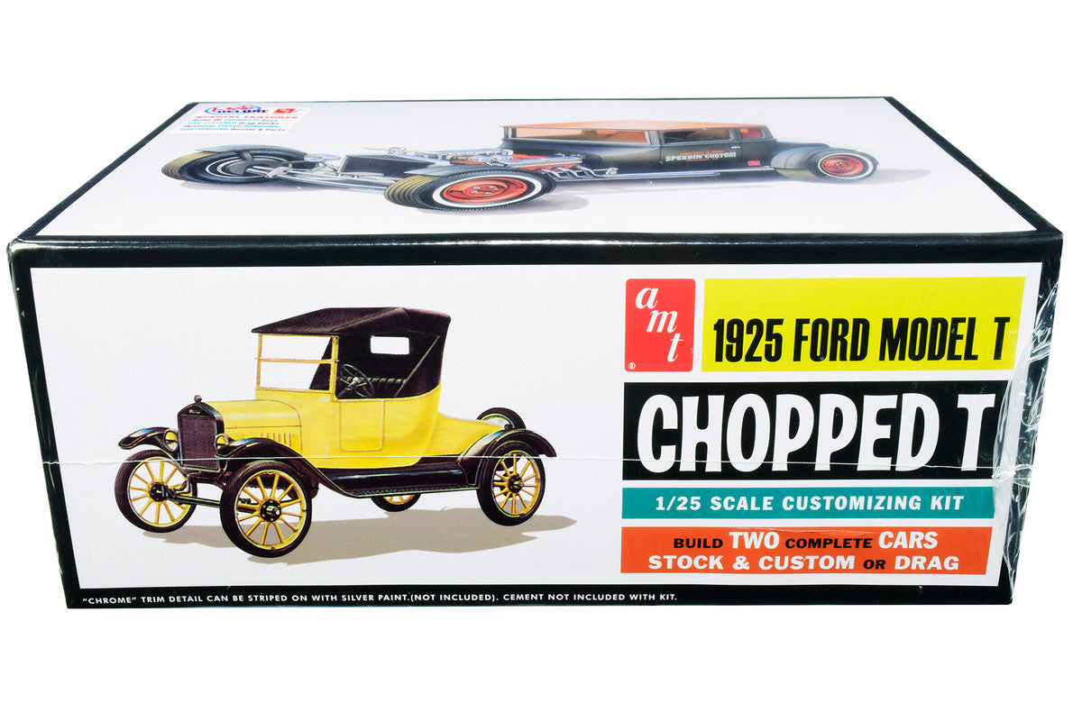 Skill 2 Model Kit 1925 Ford Model T "Chopped" Set of 2 pieces 1/25 Scale Model by AMT LuxuryLifeWay Online Store