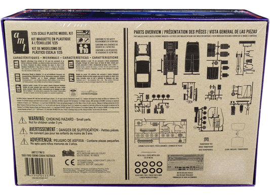 Skill 2 Model Kit 1969 Ford Torino Cobra Fastback 3-in-1 Kit 1/25 Scale Model by AMT LuxuryLifeWay Online Store