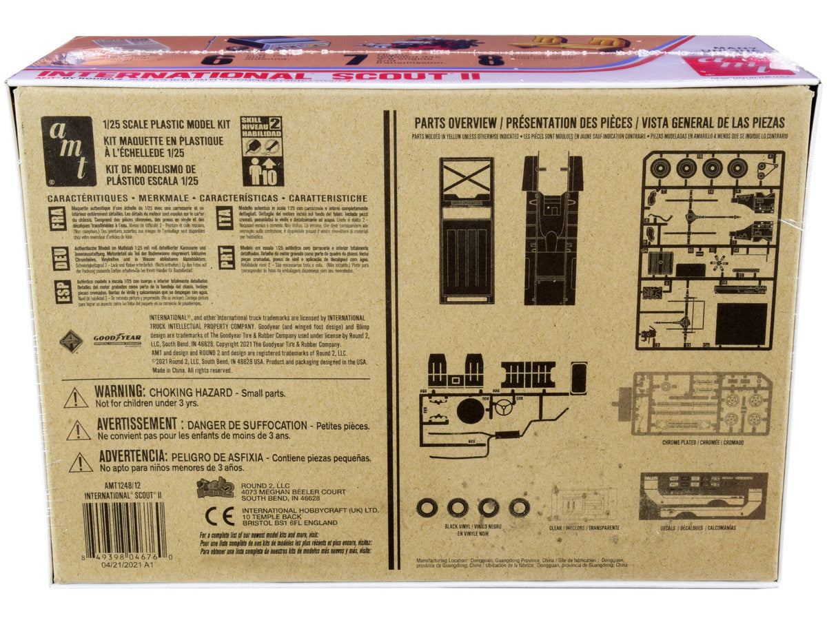 Skill 2 Model Kit IH International Harvester Scout II 1/25 Scale Model by AMT LuxuryLifeWay Online Store