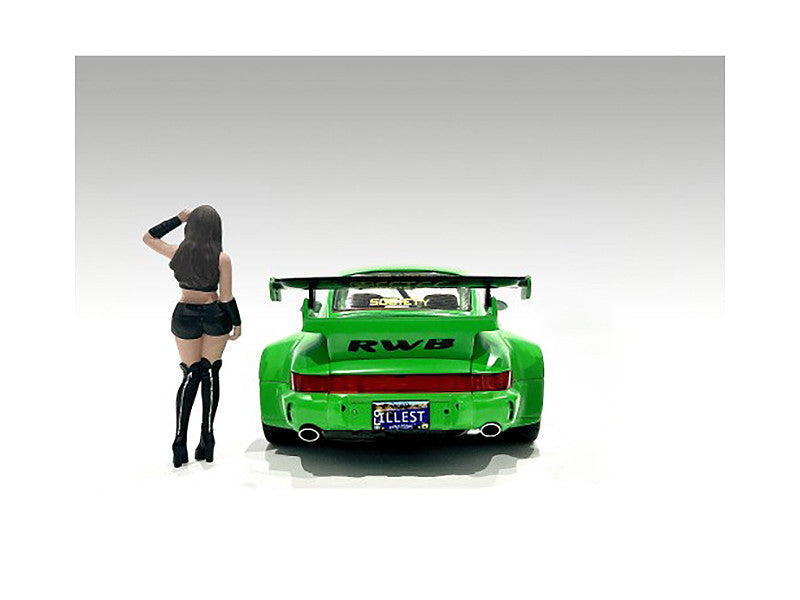 "Auto Salon Girls" Figure 2 for 1/18 Scale Models by American Diorama LuxuryLifeWay Online Store