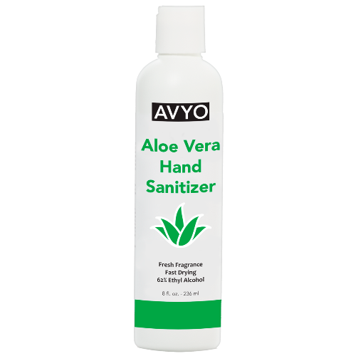 AVYO Aloe Vera Hand Sanitizer Fresh Fragrance Fast Drying 62% Ethyl Alcohol 8.0 oz LuxuryLifeWay Online Store