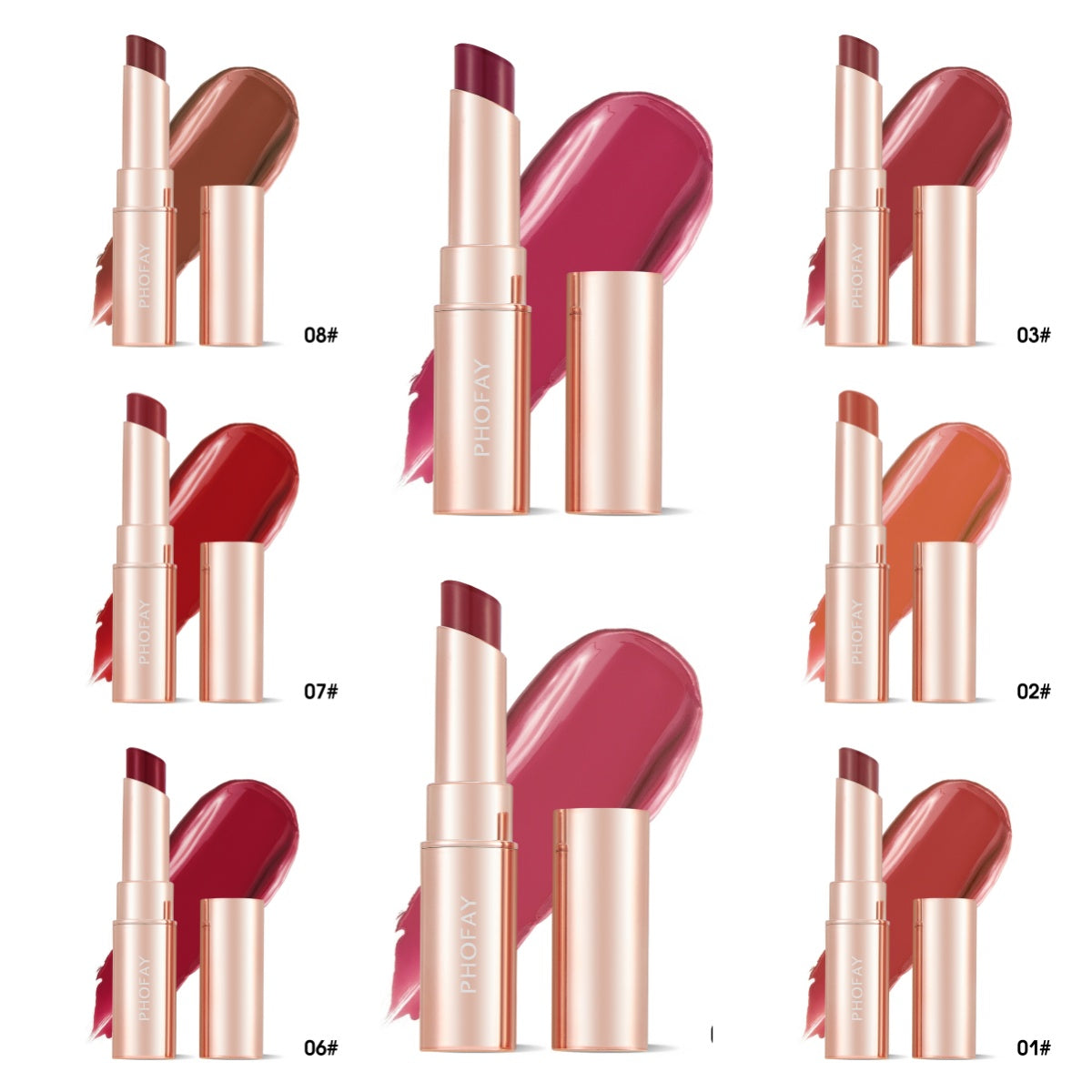 PHOFAY Moisturizing Lipstick LadyShow.Store