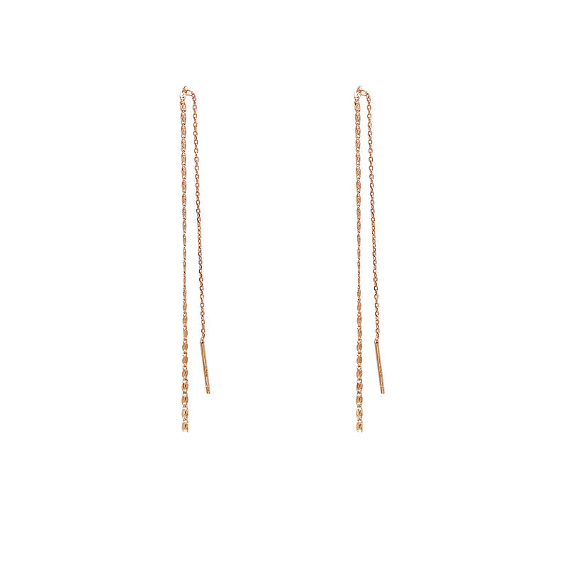 S925 Sterling Silver Ear Thread Female LadyShow.Store