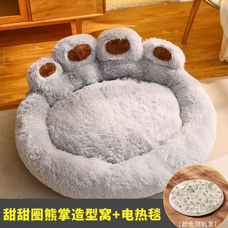 Kennel winter warm large dog Golden retriever bed Four seasons universal deep sleep cat kennel winter pet supplies LuxuryLifeWay Online Store