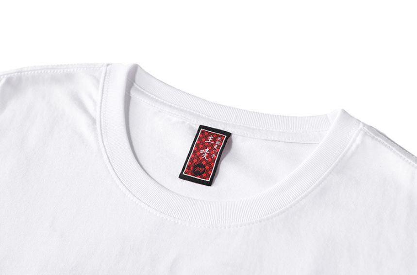 Summer Youth Embroidered Dragon T-Shirt for Men Pi-Mart