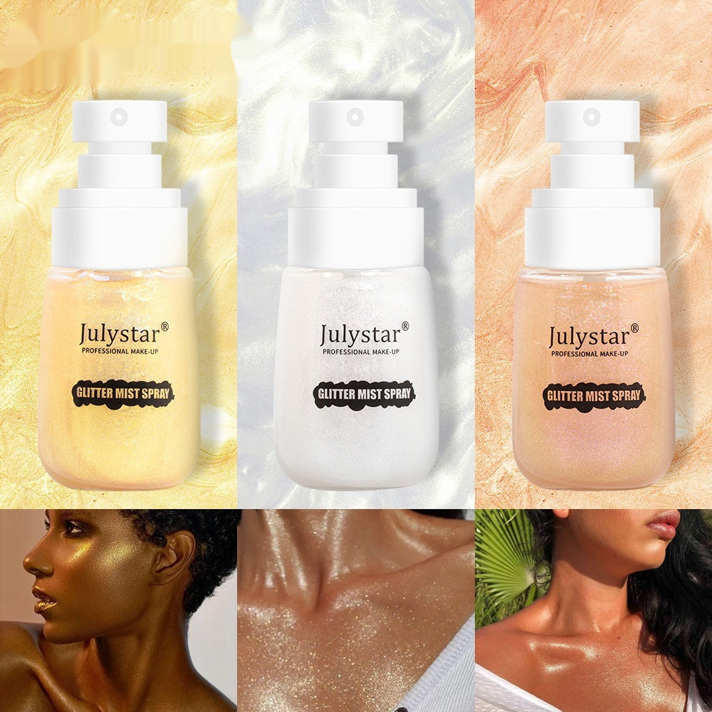Makeup Facial Repair Brightening Face Lift Cream Durable Waterproof And Sweatproof Body Natural Highlight Spray LadyShow.Store
