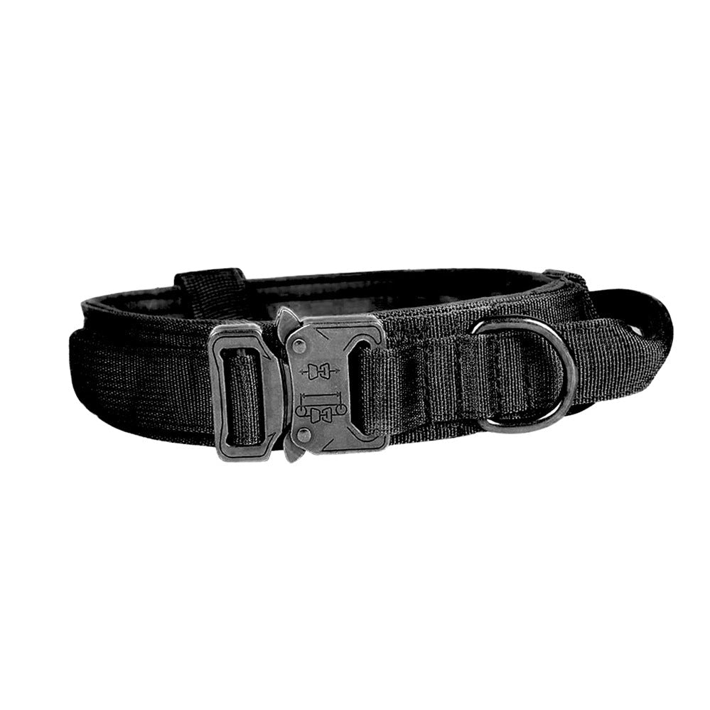 Pet Tactical Dog Collar And Leash Set, Adjustable Military Nylon Dog Collar Pets Fashion