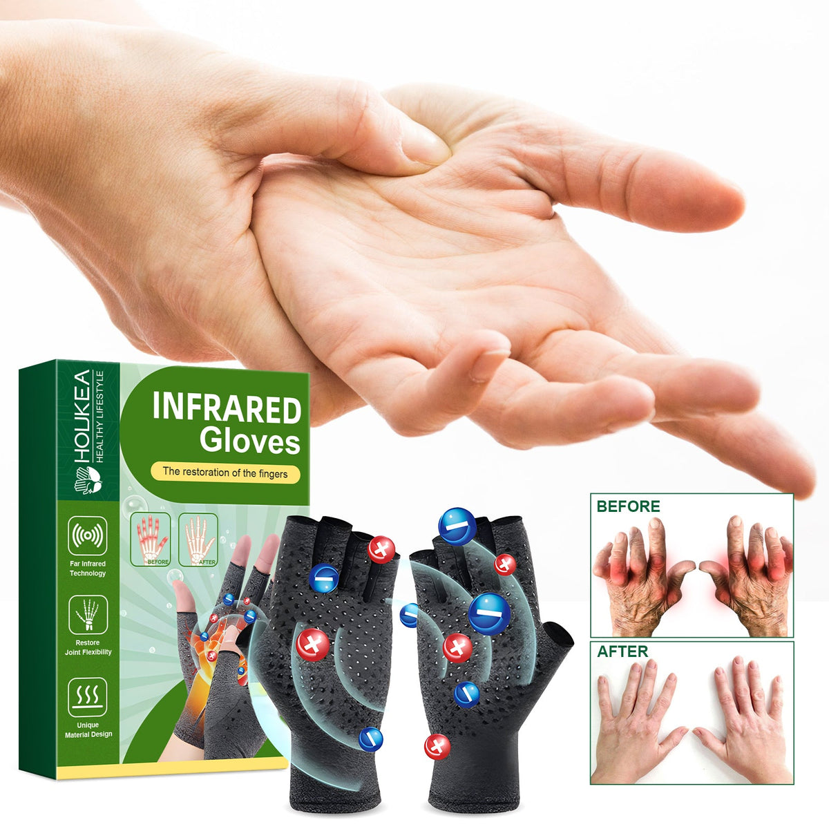 Joint Gloves 1 Pair-box Tri Light Beauty