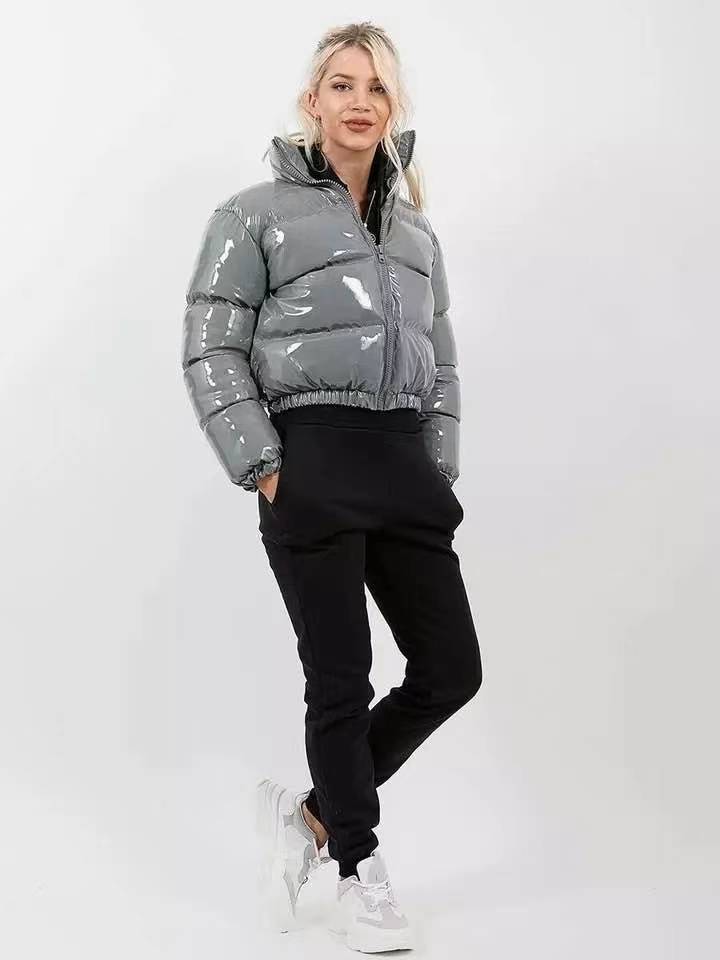 Glossy Bread Jacket Down Cotton Jacket Quilted Jacket