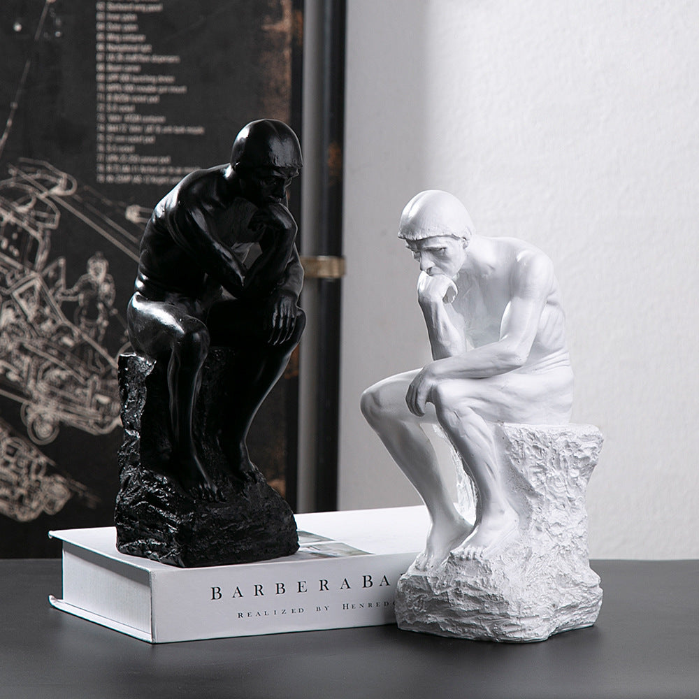 Fashion Nordic Creative Sculpture Office Decorations PearlNestDecor.com