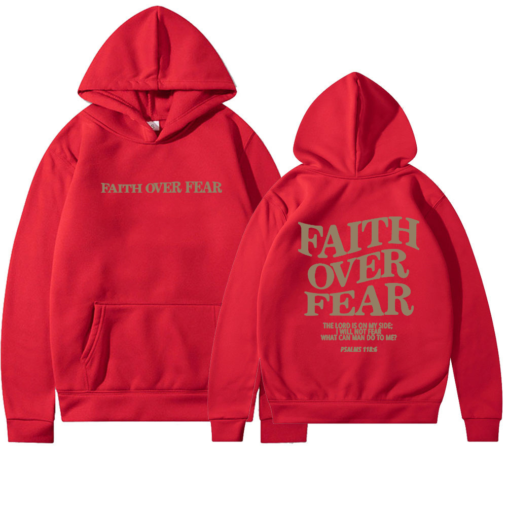 Faith Over Fear Hoodie LadyShow.Store