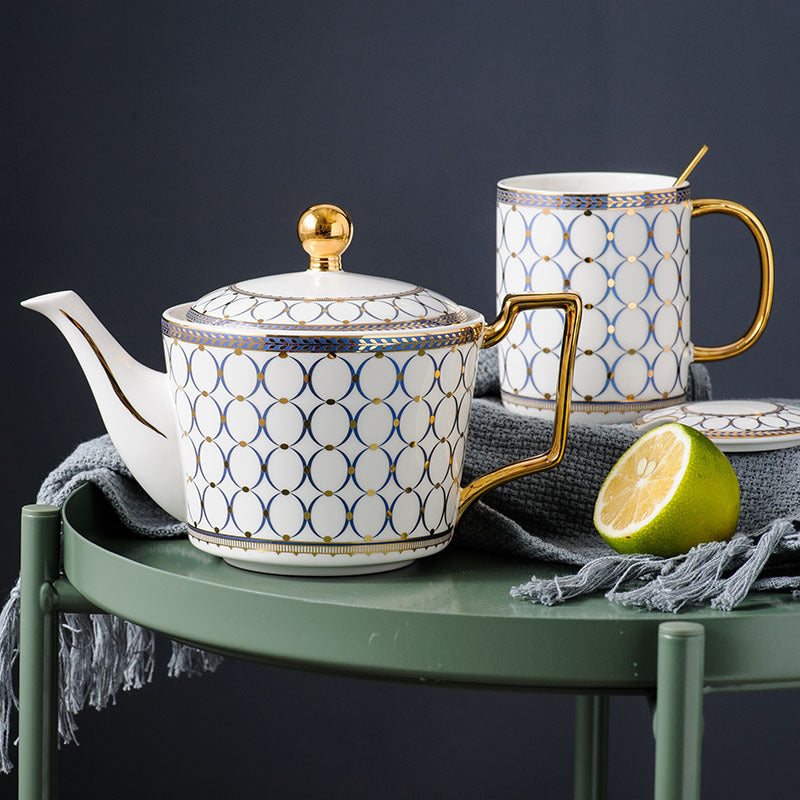 Luxury Household Heat Resistant Fashionable Ceramic Kettle PearlNestDecor.com