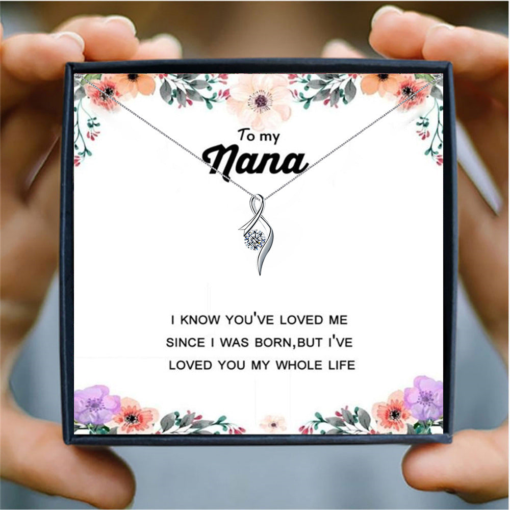 Four-Leaf Clover Lucky Necklace Mother's Day Gift Box Gift LadyShow.Store
