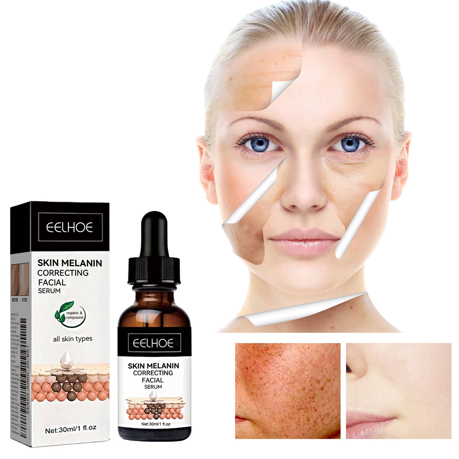 Melanin Repair Facial Serum 30ml Tri Light Beauty
