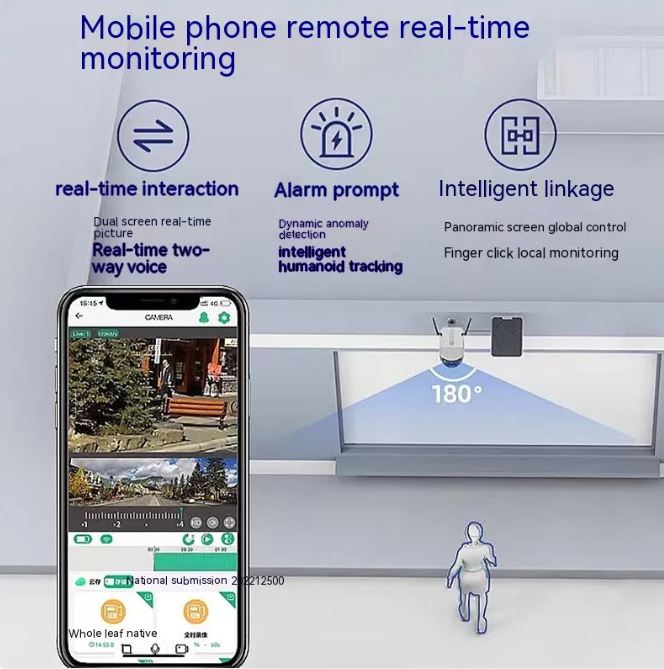 Mobile Phone Remote Solar Security Camera Pi-Mart