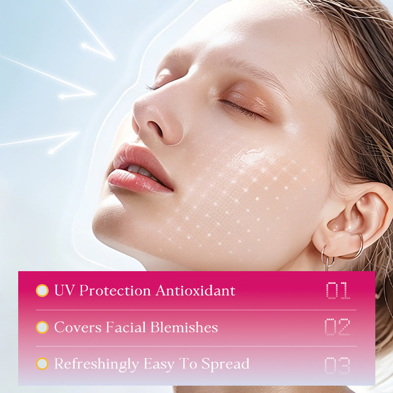 HUNMUI Ultra White Sunscreen Gel Cream 50ml Tri Light Beauty