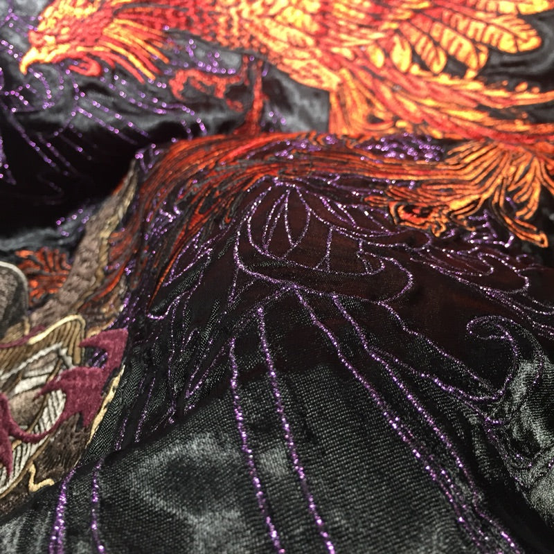 Men's Double-Sided Embroidered Jacket with Four Gods Pi-Mart