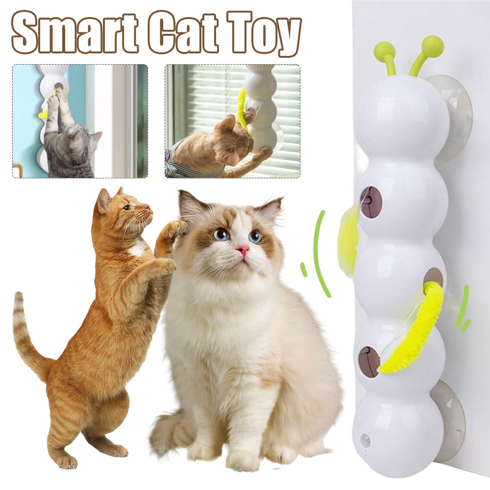 Smart Interactive Cat Toy  With Moving Tail Motion Activated Rechargeable Pets Fashion
