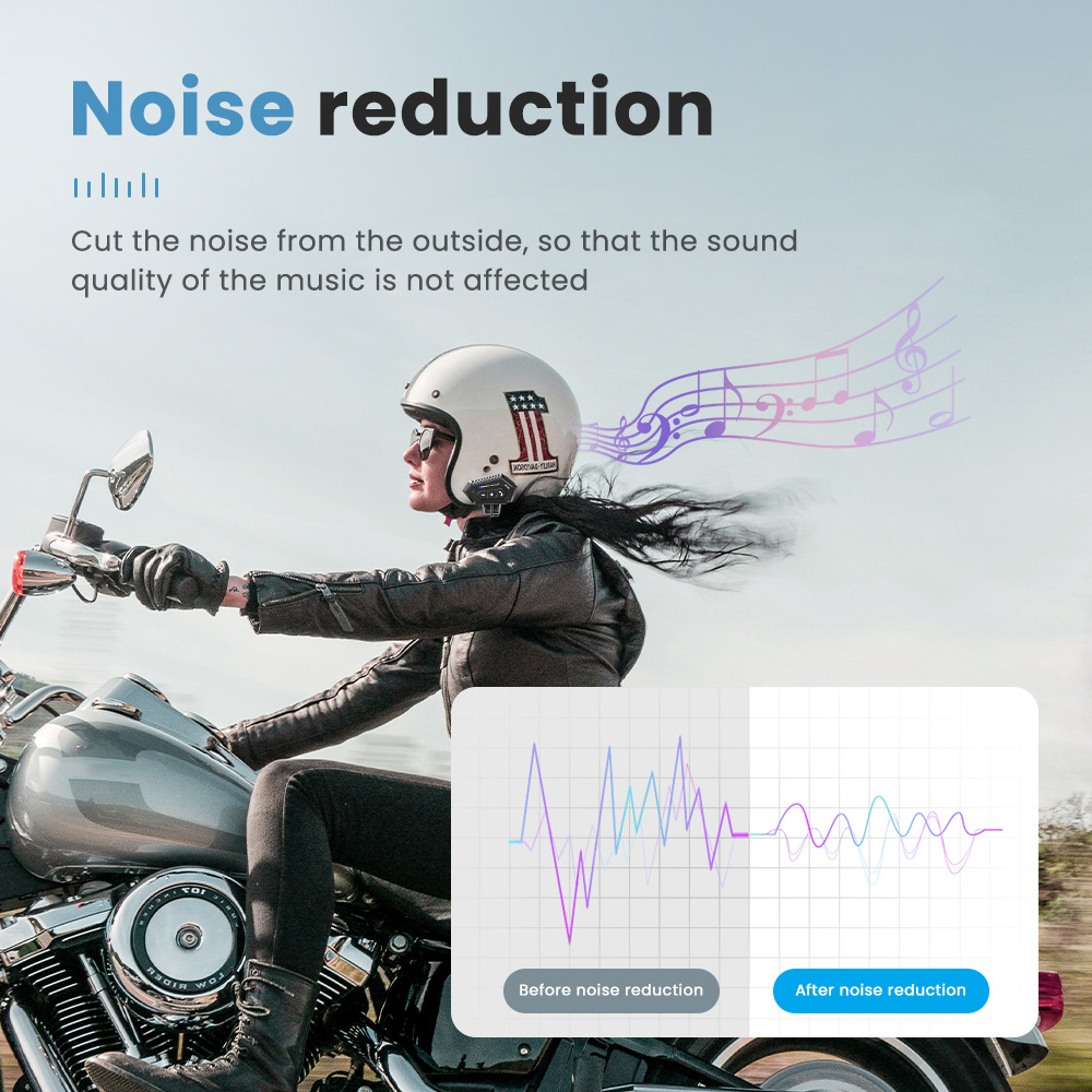 Bluetooth Wireless Headset For Motorcycle Helmet Pi-Mart