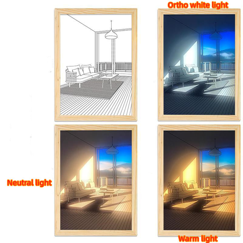 Illuminated Picture LED PearlNestDecor.com