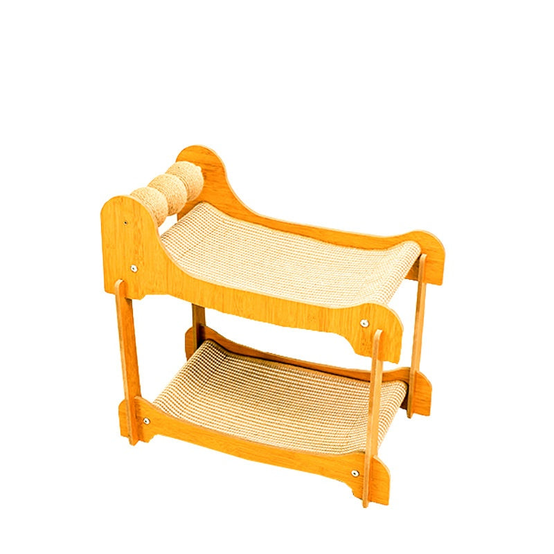 Multi-layer Sisal Cat Scratcher Lounge, Wear-Resistant & Low-Shedding Pet Toy Pets Fashion