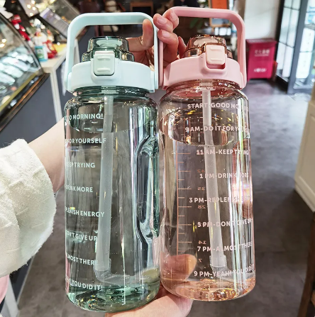 Portable Large Plastic Water Bottle LadyShow.Store