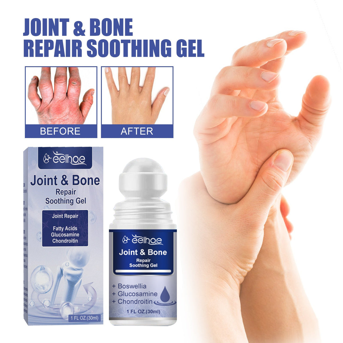 Joint Relief Gel 30ml Box Tri Light Beauty