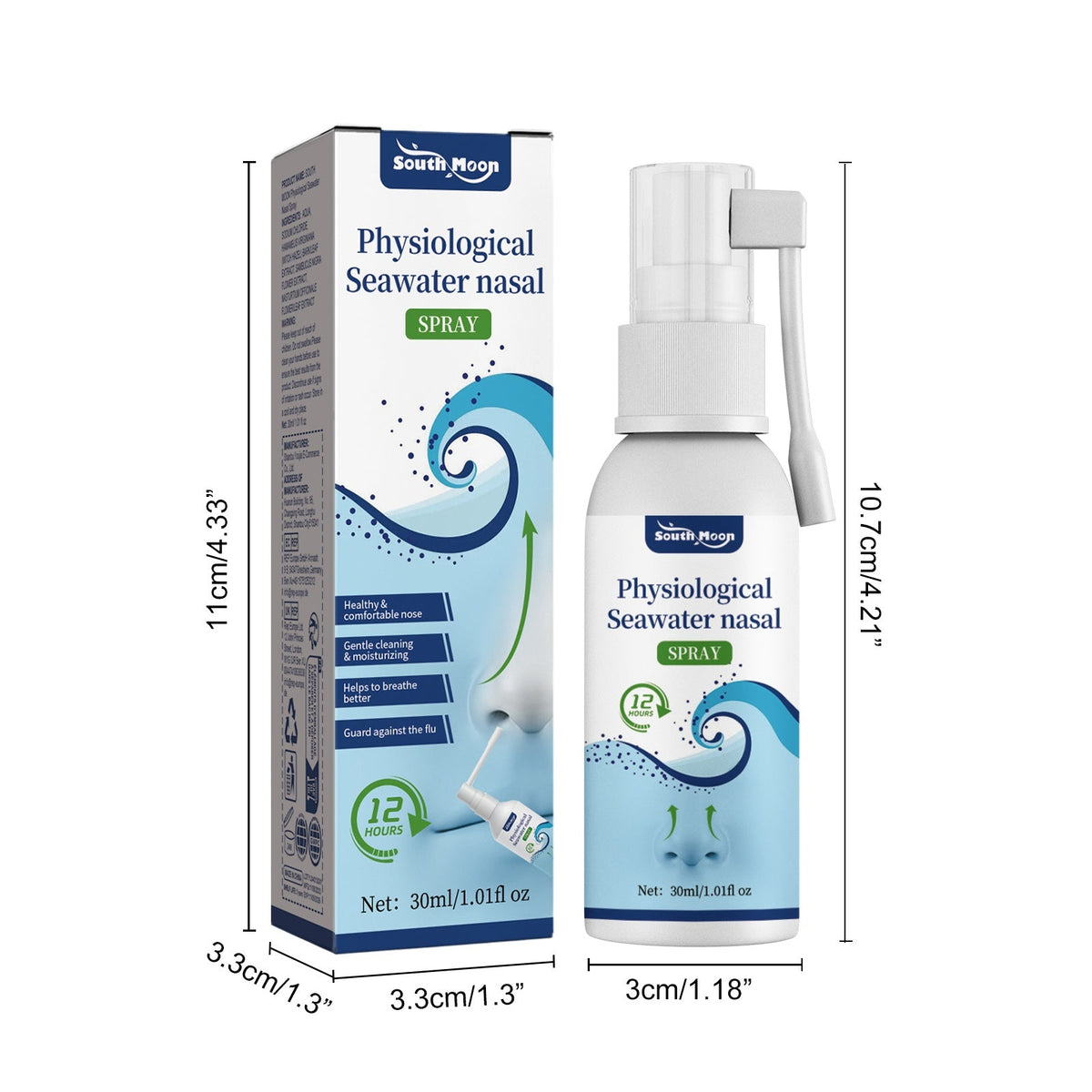 Nasal Care Spray 30ml Box Tri Light Beauty