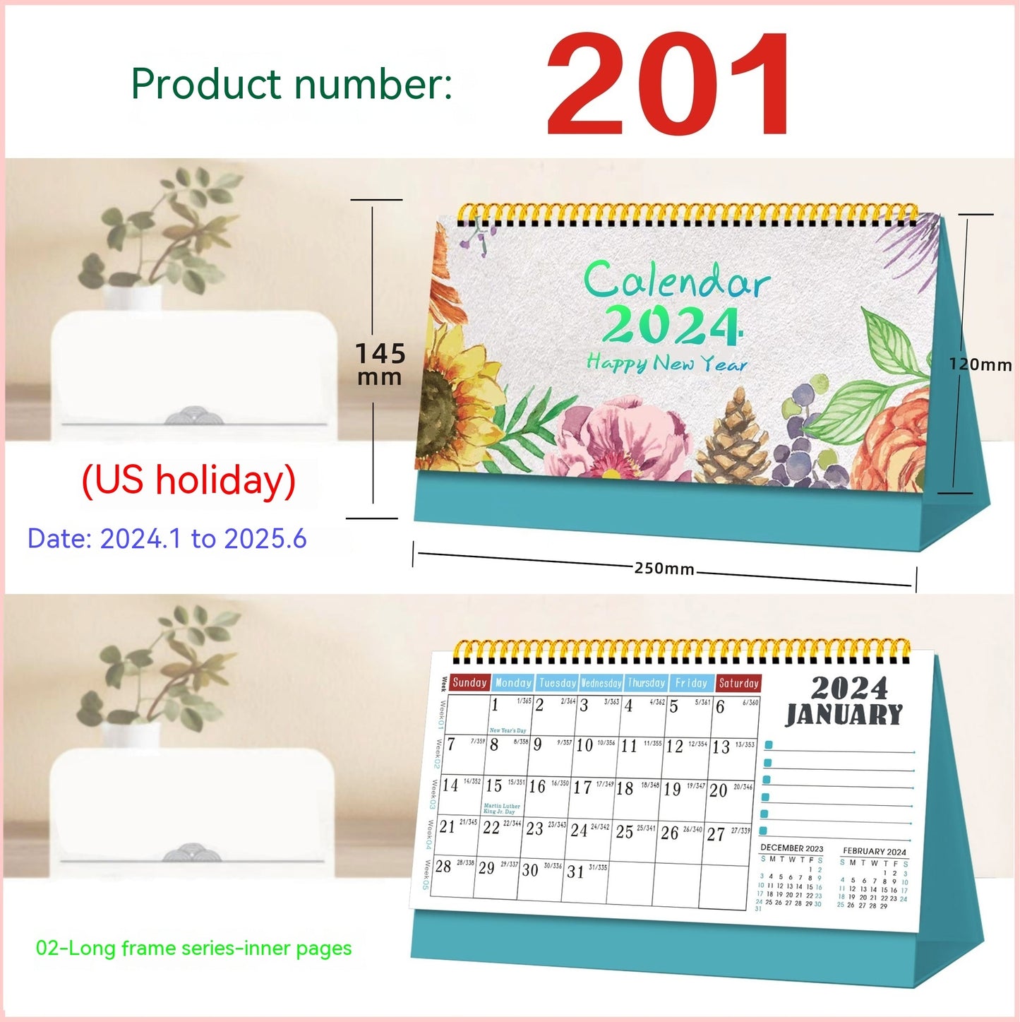 Desk Calendars, Decorations, Gifts