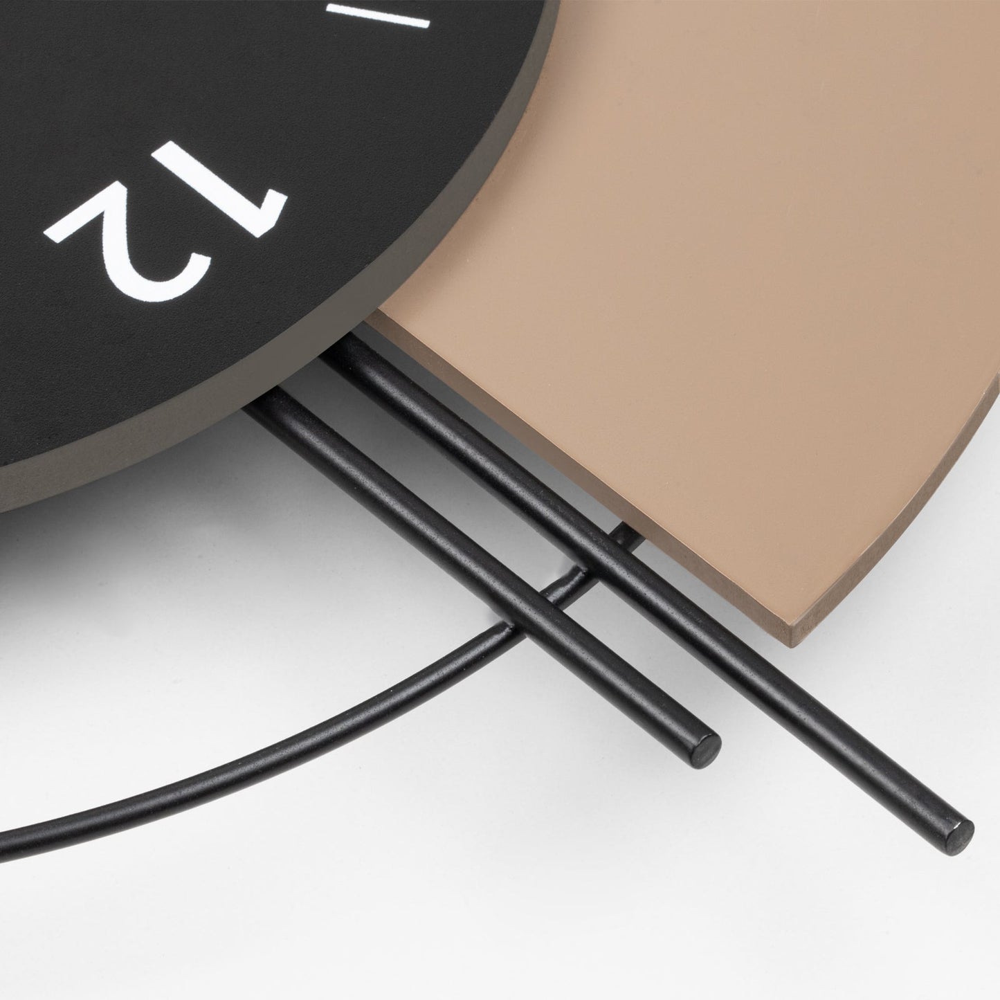 Modern Metal Wall Clock Decorative Pendulum Home Decor PearlNestDecor.com