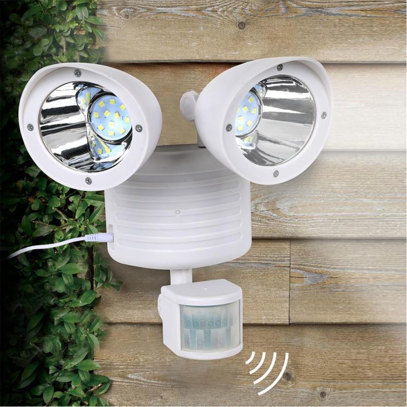 Dual-Head Solar Sensor Spotlight Best YouTube Store