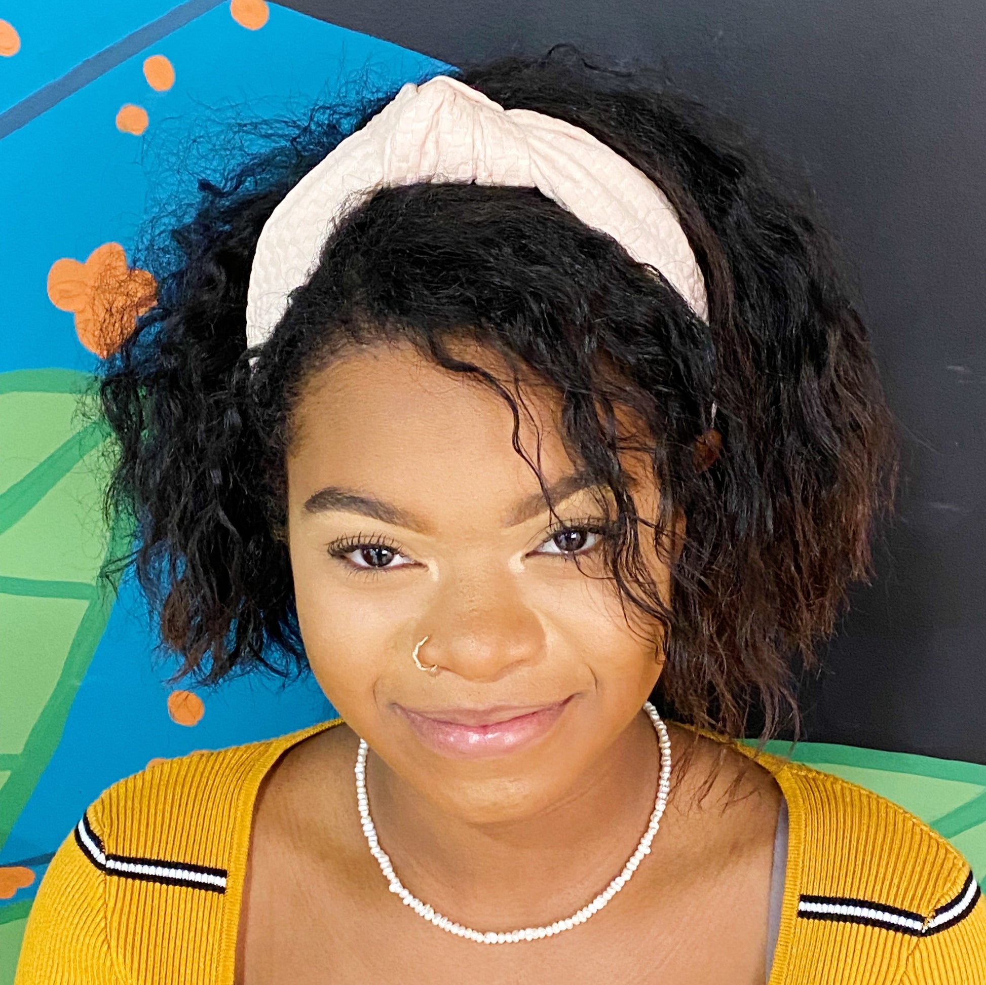 Embossed Charm Headband LadyShow.Store