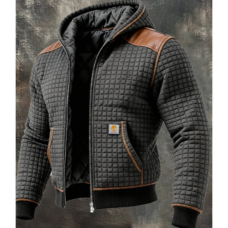 Men's Fleece-Lined Thick Hooded Jacket Best YouTube Store
