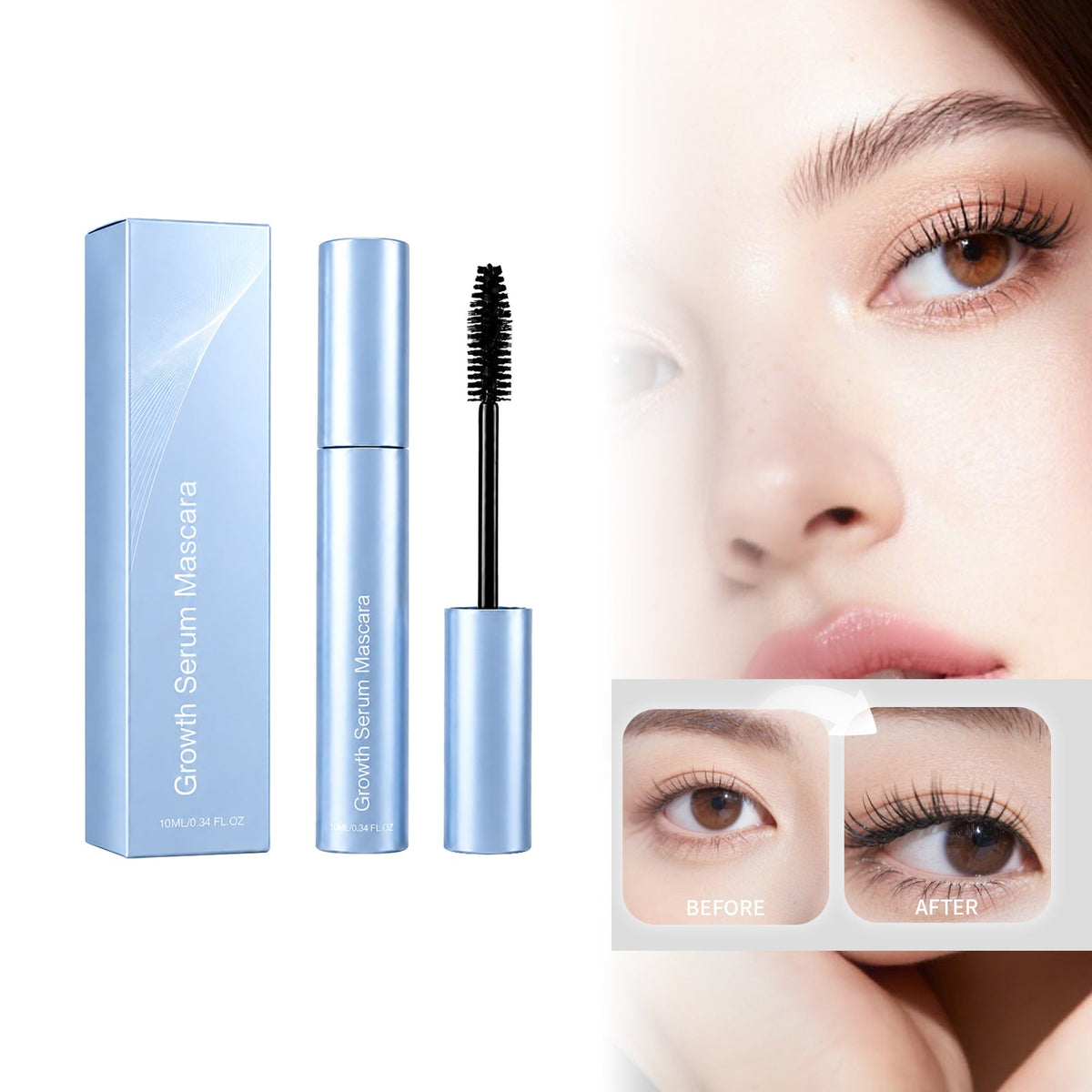 Growth E Ssence Mascara Black 10g Box Tri Light Beauty