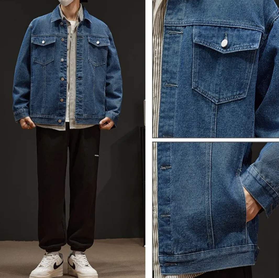 Classic Men's Denim Jacket Pi-Mart