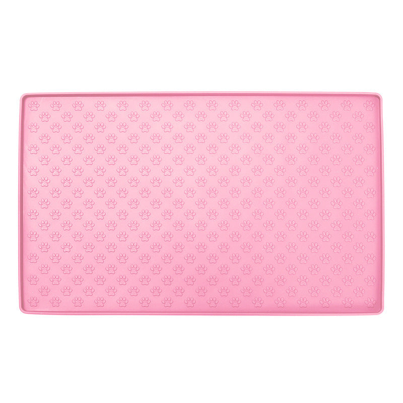Spot Pet Mat, Waterproof And Easy To Clean Silicone Dog Mat, Cat Mat, Square Pet Placemat, Pet Supplies Pets Fashion