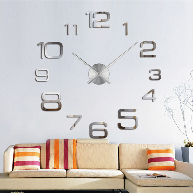 Creative Wall Sticker Decoration DIY Acrylic Clock PearlNestDecor.com