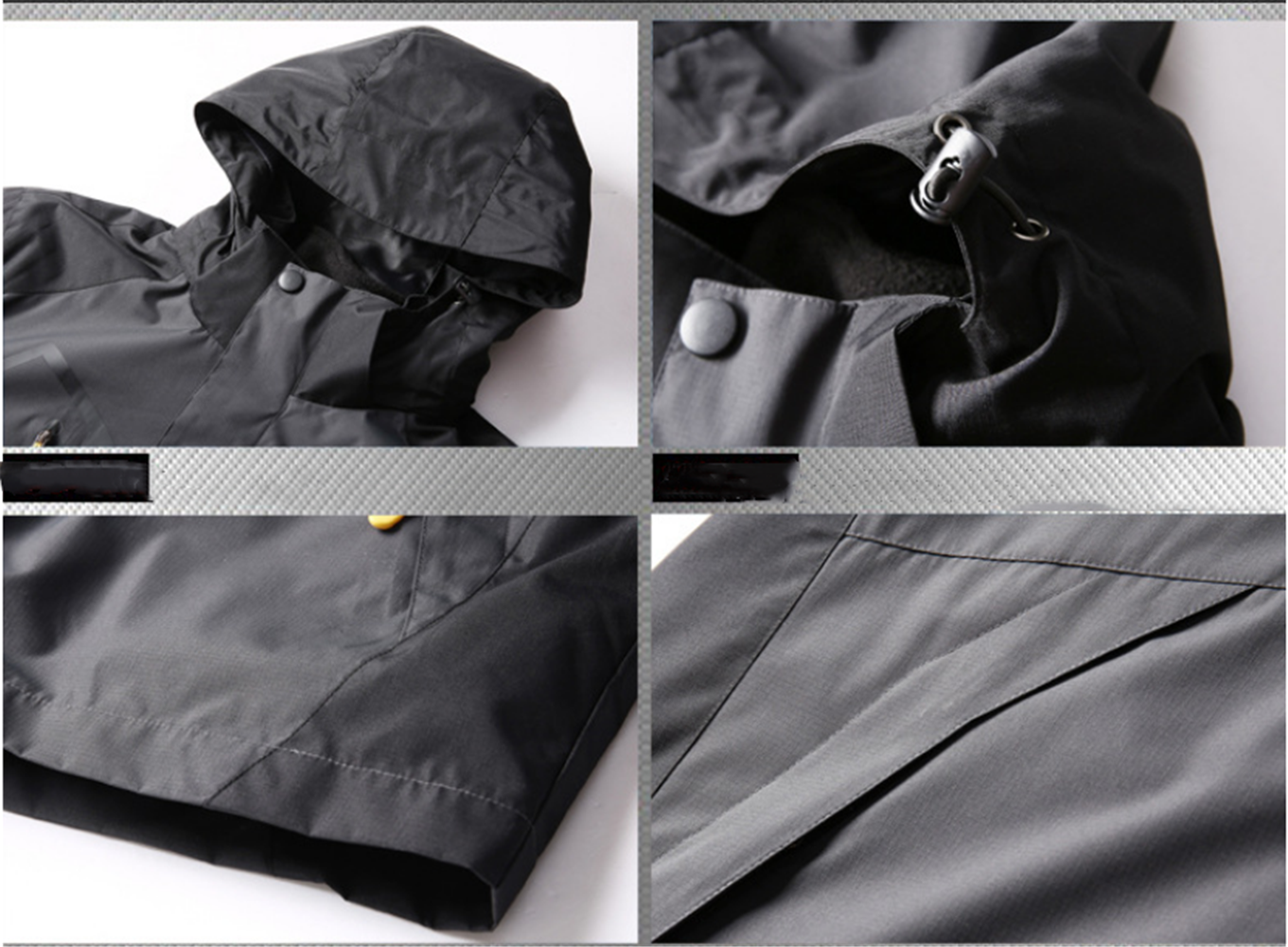 Men's Waterproof 3 in 1 Fleece Lined Outdoor Jacket Pi-Mart