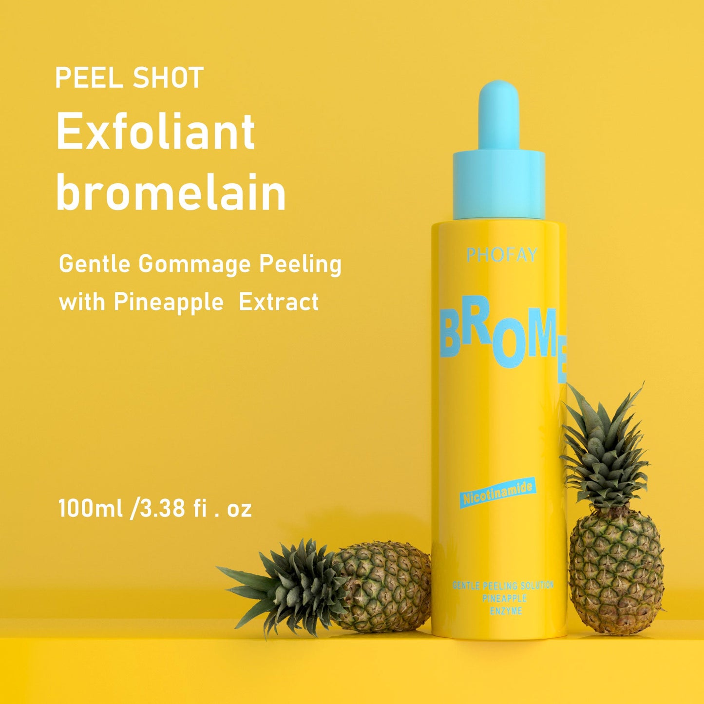 PHOFAY GLYCOLIC ACID AHA EXFOLIATING  BRIGHTENING TONER LadyShow.Store