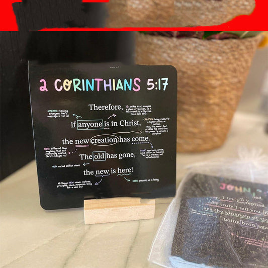 Creative Home 54-Page Scripture Cards Prayer Cards CJD