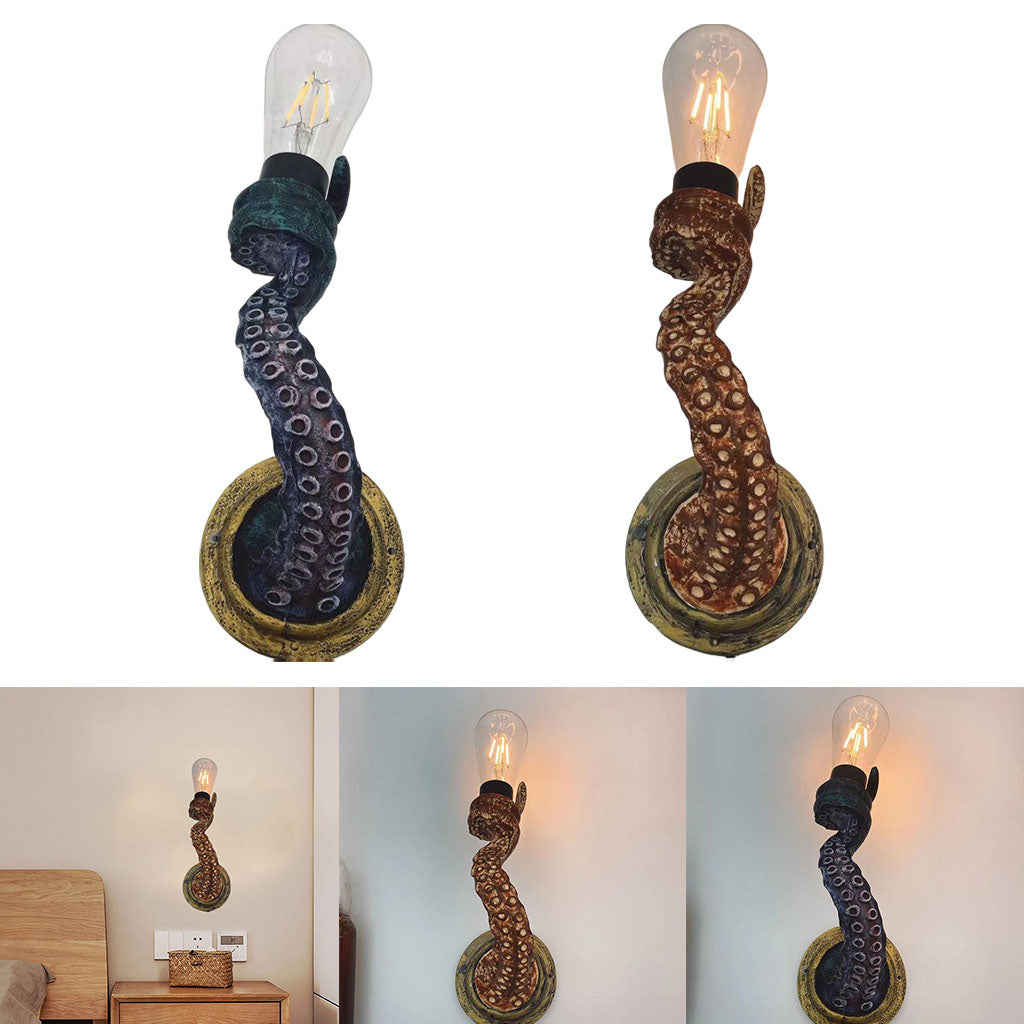 Retro Octopus Electric Light Tentacle Wall Sconces Lamp for Home Decor PearlNestDecor.com