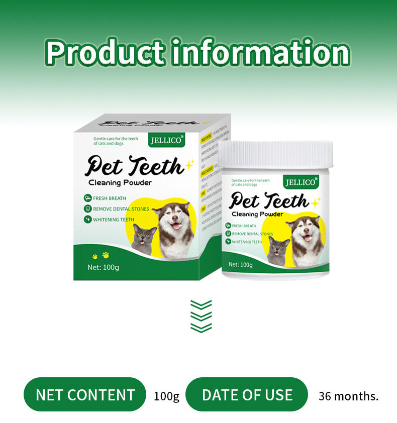 Teeth Cleaning Powder Oral Cleaning Smelly Dog Edible Teeth Cleaning Stone Tooth Cleaning Powder Pets Fashion