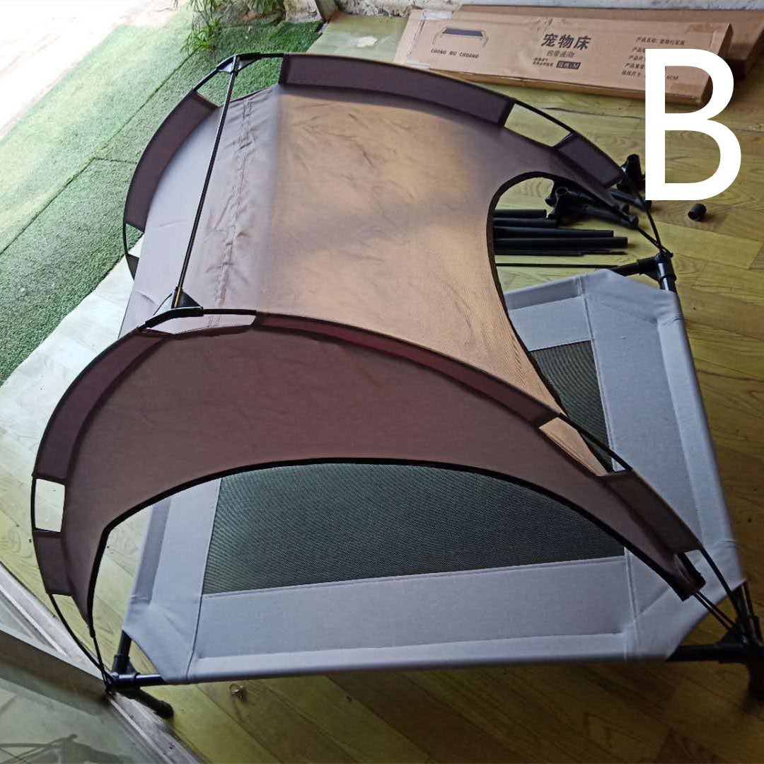Pet Outdoor Supplies Covered Loft Bed Camp Bed Sunshade Tent Pets Fashion